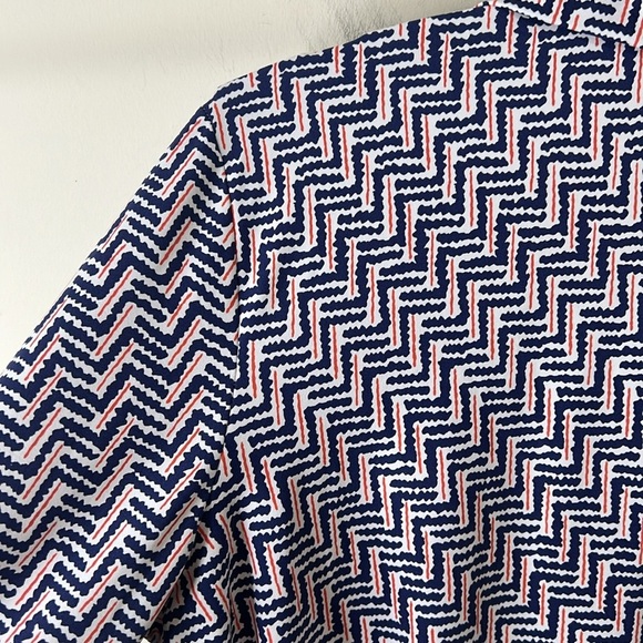 J. McLaughlin Durham Ruffle Top Catalina Cloth 3/4 Sleeve Size XL - Picture 11 of 16